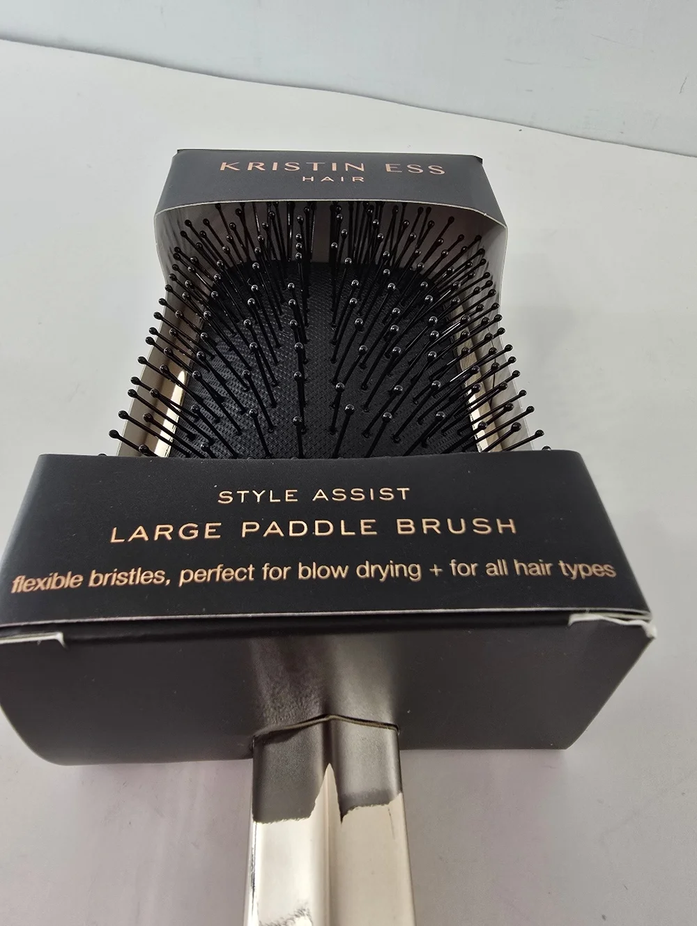 Kristin Ess Style Assist Hair Large Paddle Brush Hairbrush Professional Styling